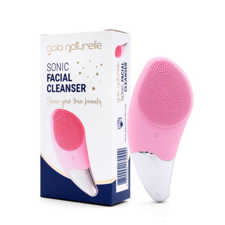 Sonic facial cleanser - pink